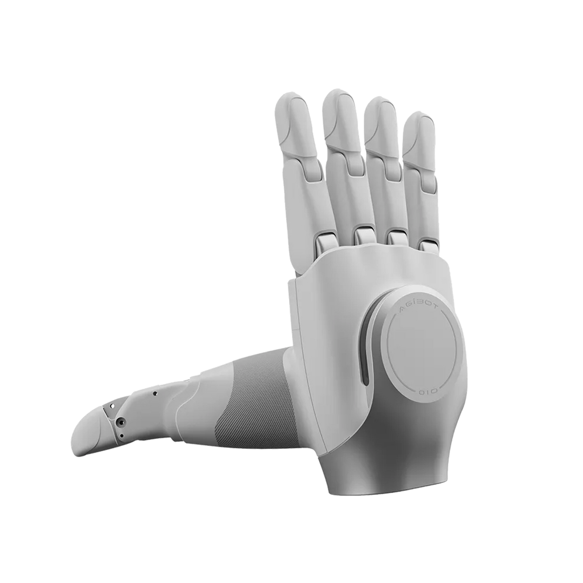 Figure 5.5: AgiBot OmniHand 2025 w. Tactile — compact tactile humanoid hand, source: AgiBot product page, fair use for academic review