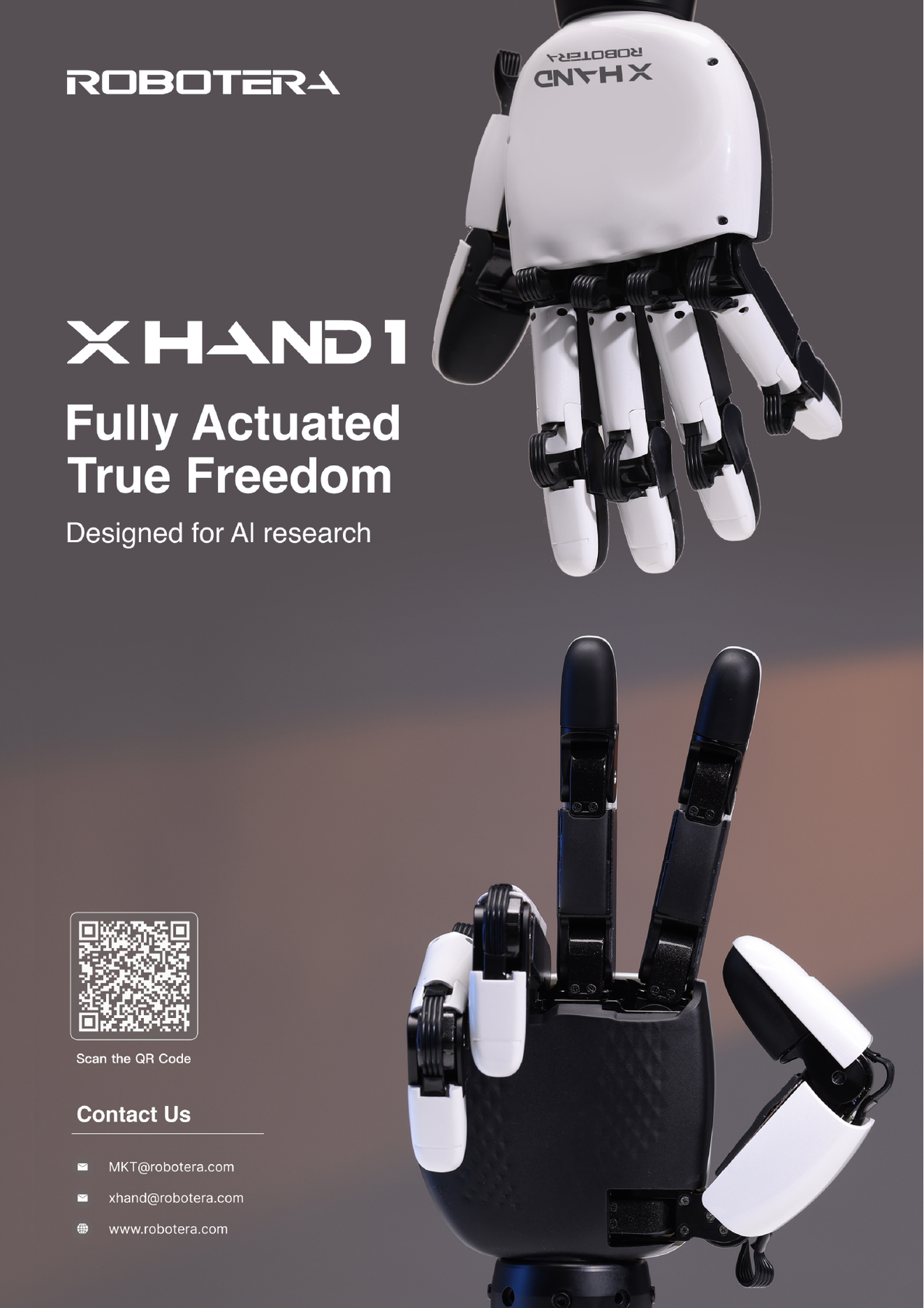 Figure 5.8: RobotEra XHAND1 — brochure cover image, source: RobotEra XHAND1 brochure, fair use for academic review