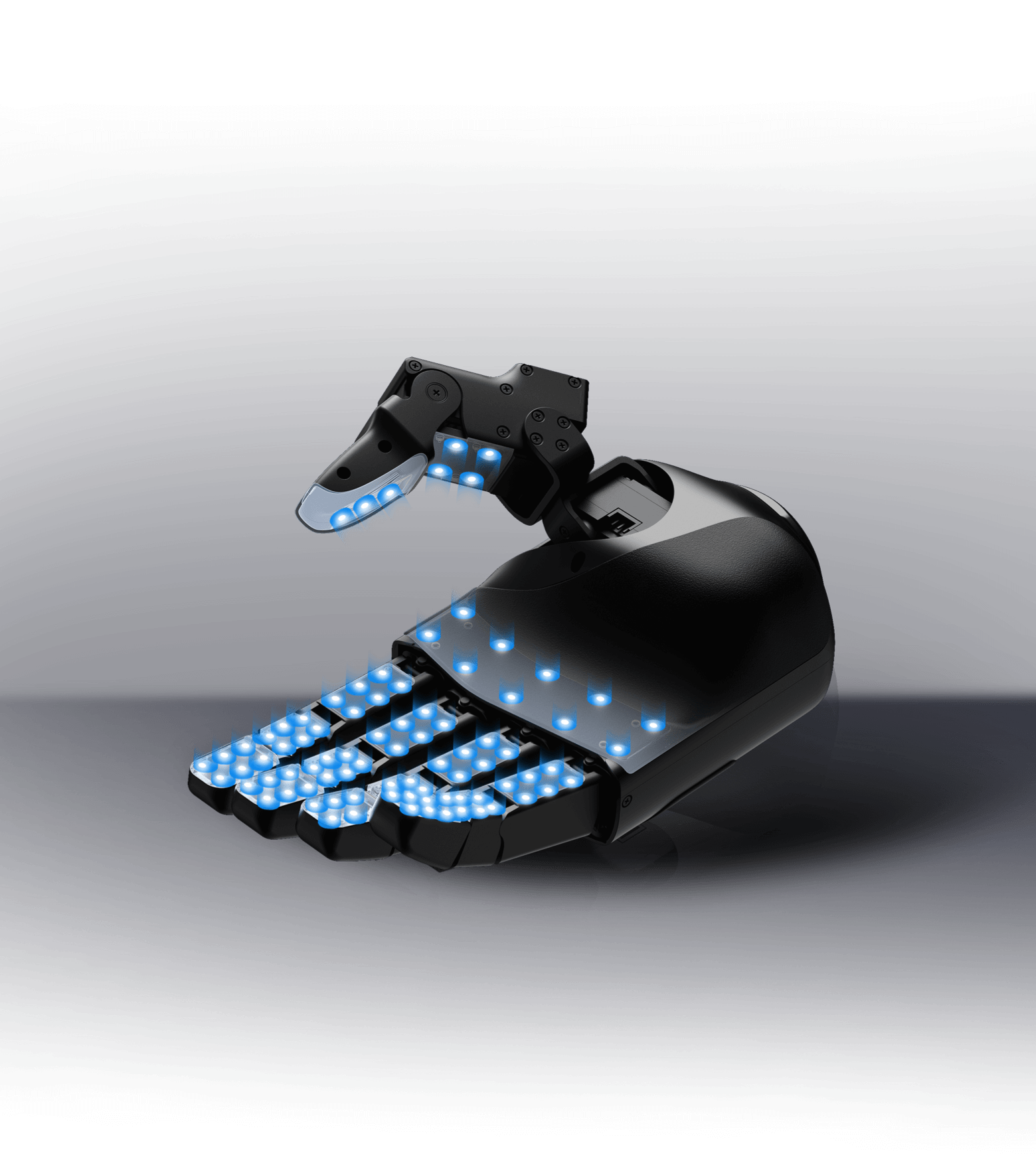 Figure 5.7: Unitree Dex5-1 — dexterous hand with tactile-sensor visualization, source: Unitree product page, fair use for academic review