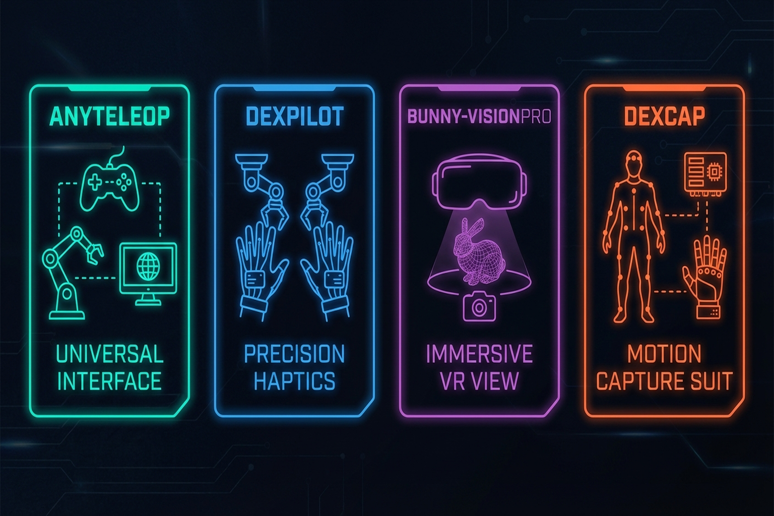Figure 6.6: Teleoperation system comparison.
