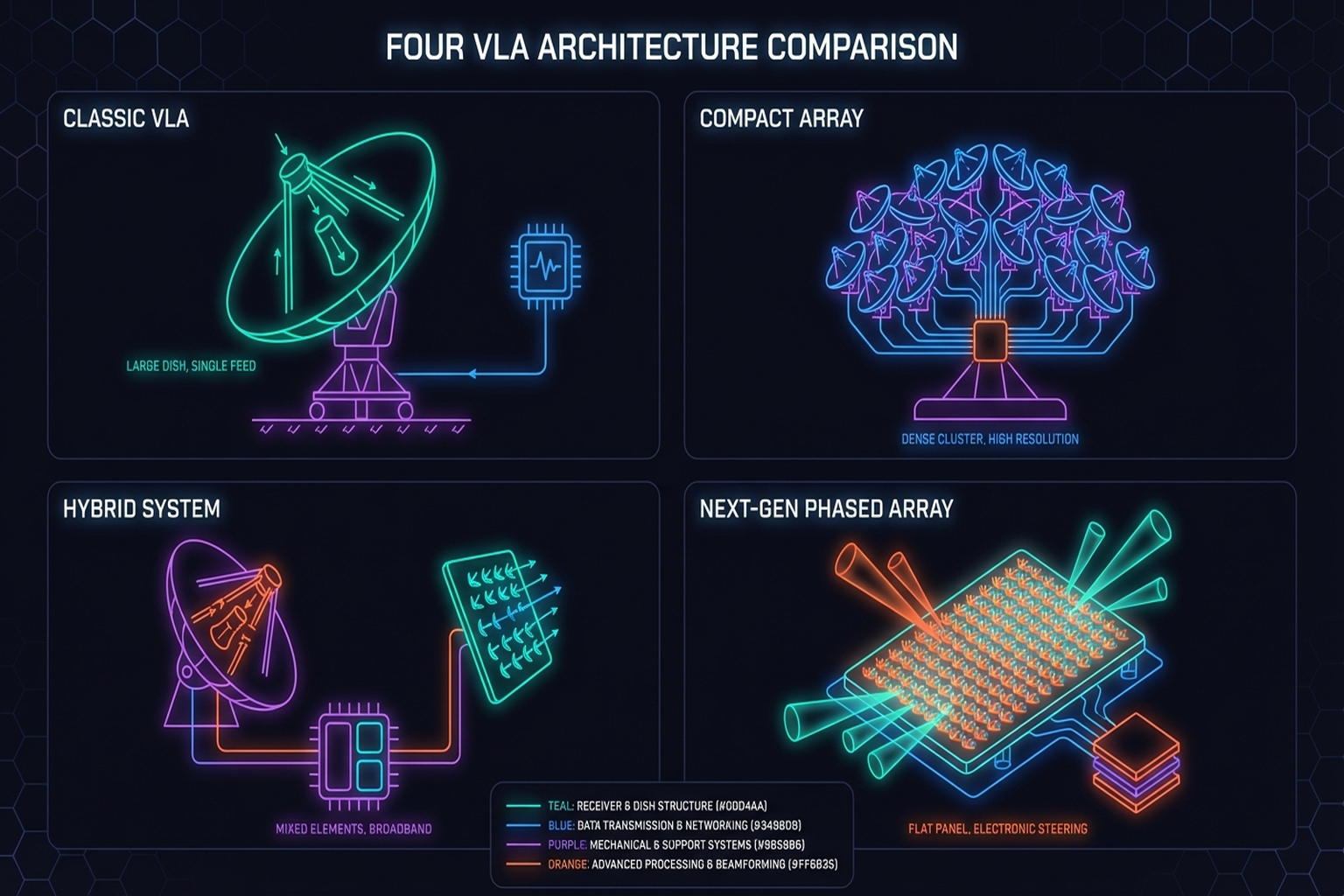 Figure 8.5: VLA model architecture comparison.